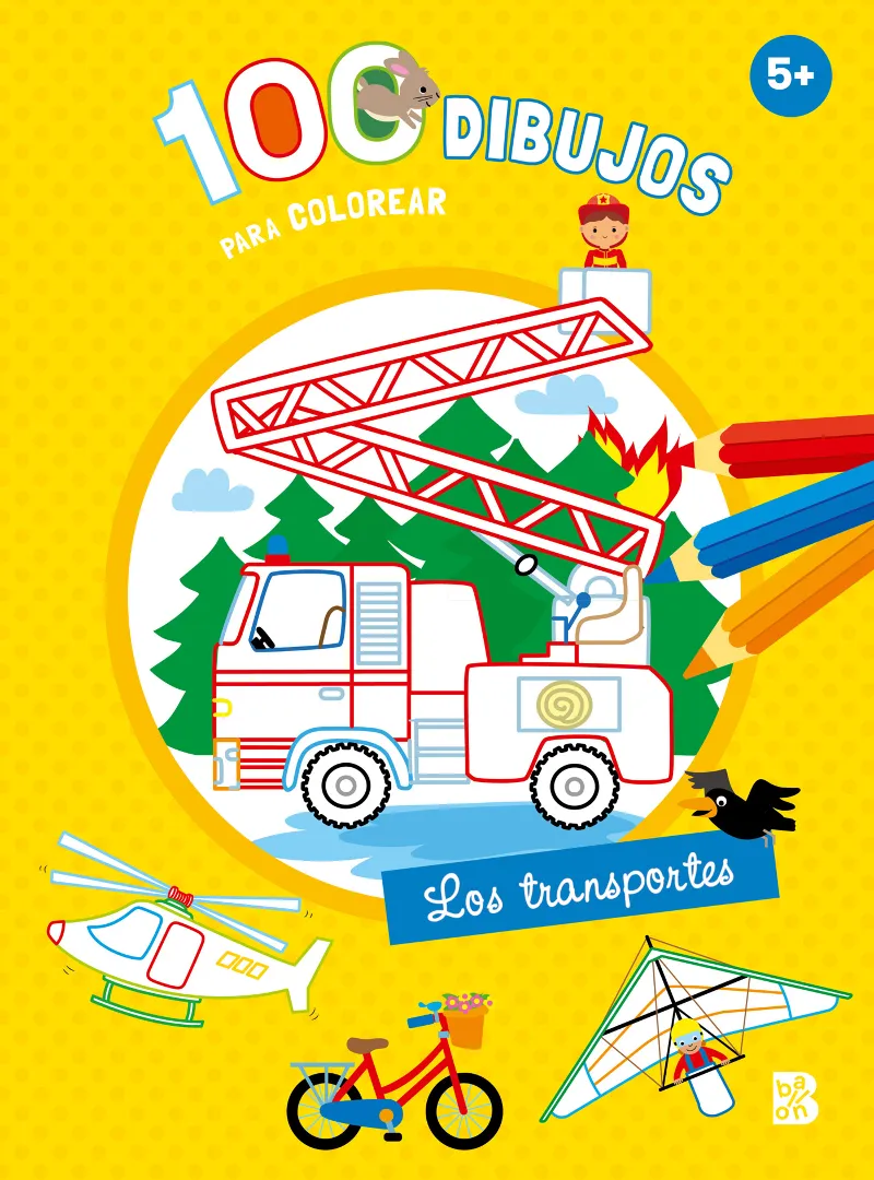 100 DIBUJOS PARA COLOREAR.LOS TRANSPORTES