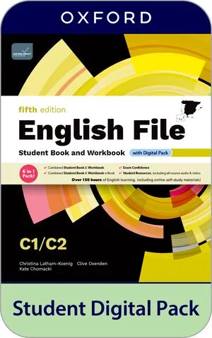 ENGLISH FILE C1.2 SB + WB WITHOUT KEY KEY 5ED