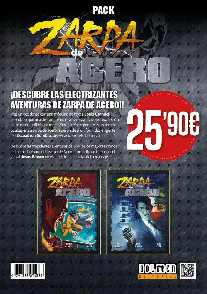ZARPA DE ACERO -PACK-
