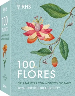 100 FLORES.CIEN TARJETAS CON MOTIVOS FLORALES