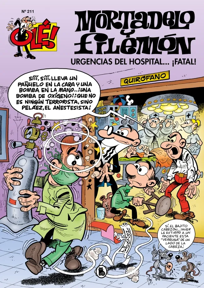 OLE MORTADELO VOL 211 URGENCIAS DEL HOSPITAL ... FATAL!