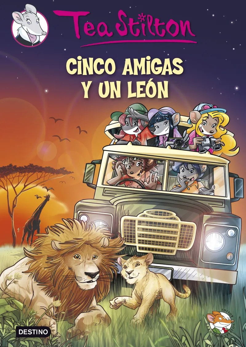 CINCO AMIGAS Y UN LEON TEA STILTON