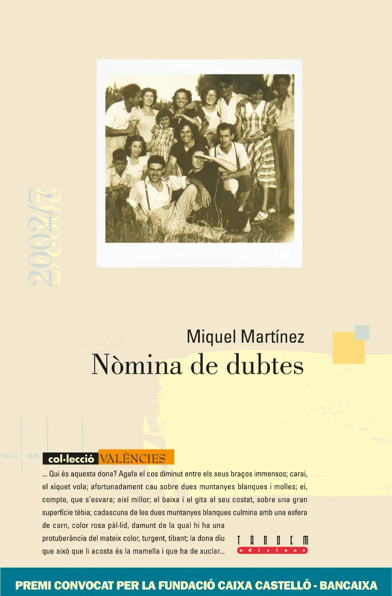 NOMINA DE DUBTES