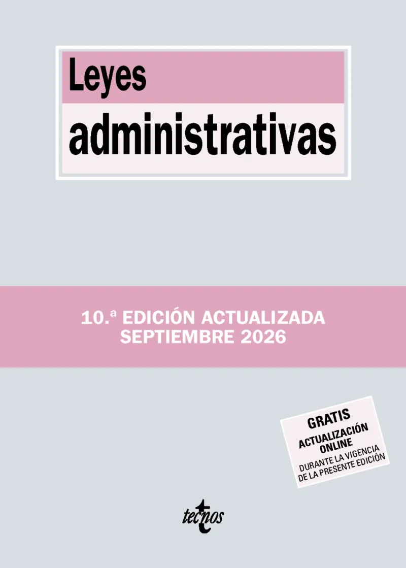 LEYES ADMINISTRATIVAS(10ª EDICIÓN 2026)