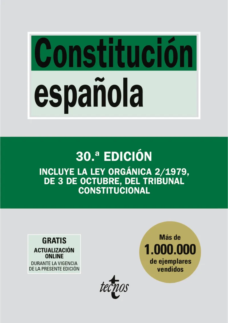 CONSTITUCIÓN ESPAÑOLA(30ª EDICIÓN 2026)