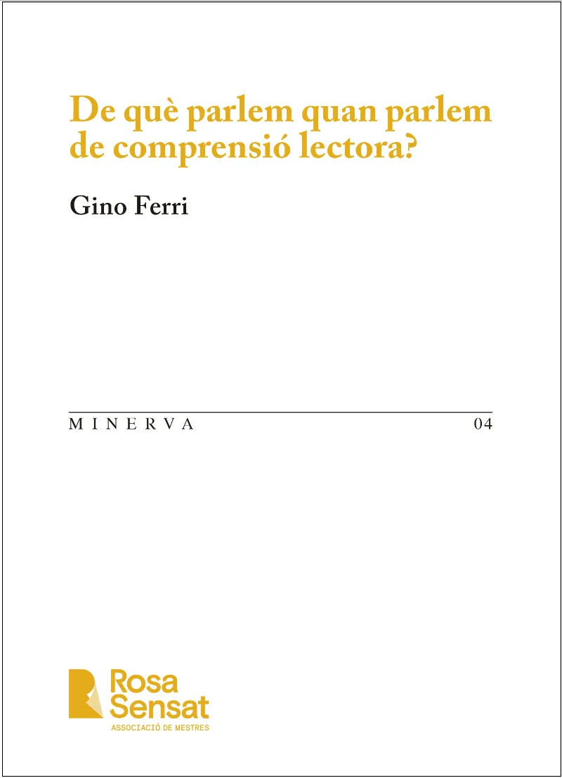 DE QUÈ PARLEM QUAN PARLEM DE COMPRENSIÓ LECTORA?