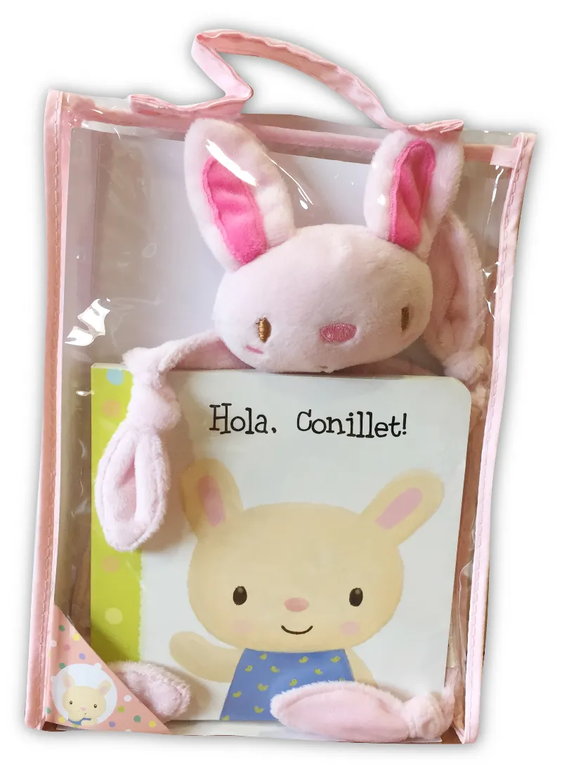 HOLA CONILLET! --UN DOLÇ LLIBRE I UNA SUAU MANTETA SONALL-