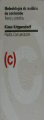 Metodología de análisis de contenido teoría y práctica