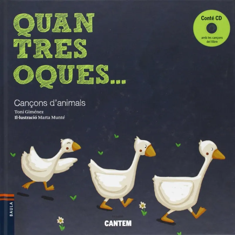 QUAN TRES OQUES CANÇONS D'ANIMAL -CONTE CD-