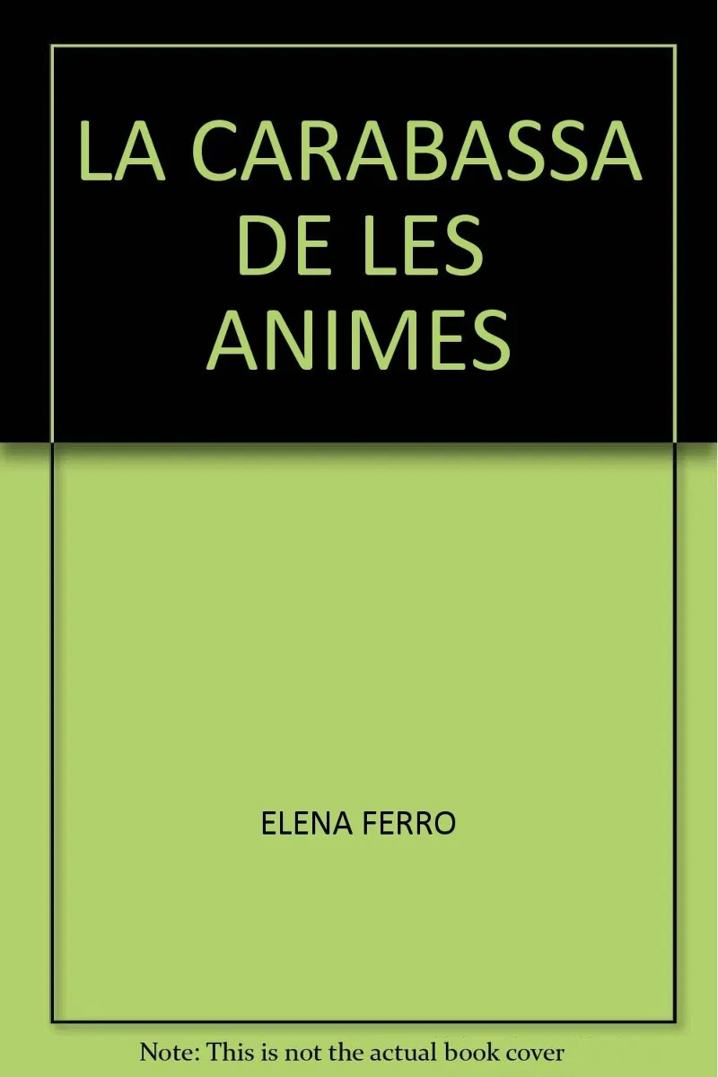 CARABASSA DE LES ANIMES,LA -LLETRA LLIGADA-