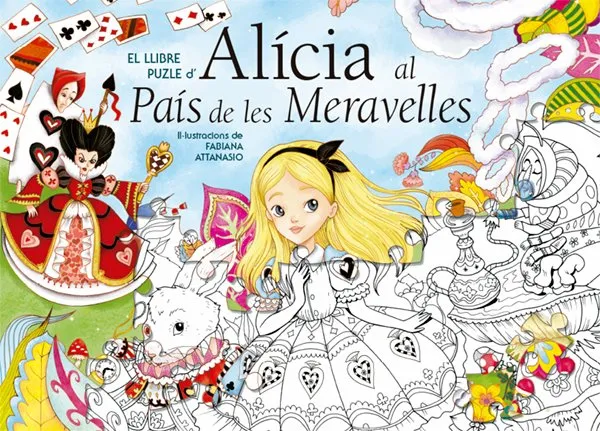 ALICIA AL PAIS DE LES MERAVELLES -LLIBRE PUZLE-