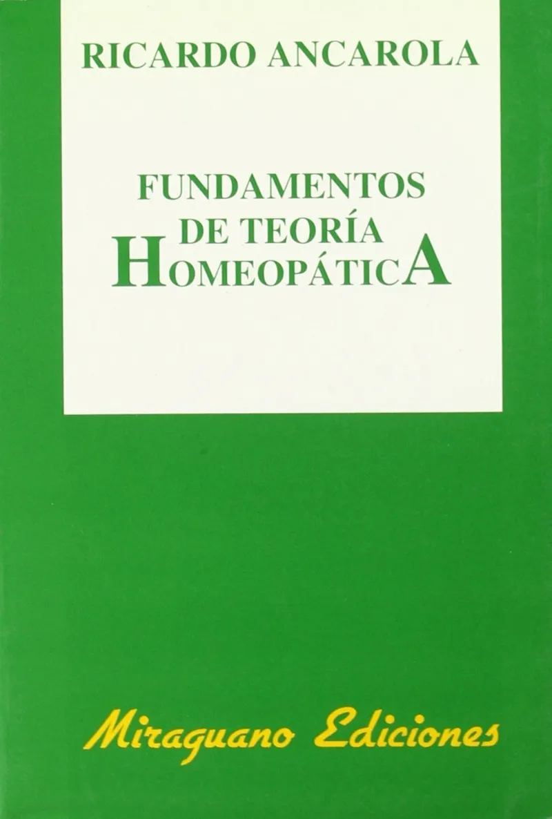 Fundamentos de Teoría Homeopática