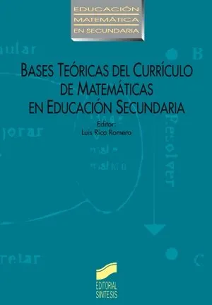 Bases teóricas del currículo de matemáticas en Educación Secundaria