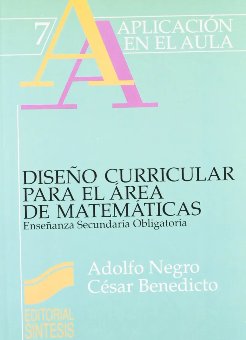 Diseño curricular para el área de matemáticas