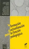 Formación y actualización para la función pedagógica