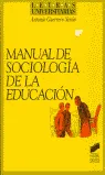 Manual de sociología de la educación