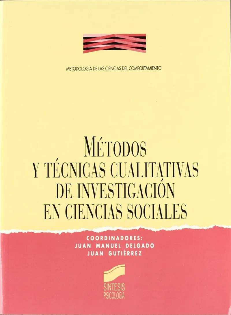 Métodos y técnicas cualitativas investigación en ciencias sociales
