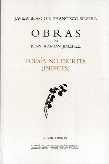 POESIA NO ESCRITA (INDICES)