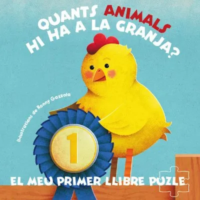 QUANTS ANIMALS HI HA A LA GRANJA? LLIBRE PUZZLE