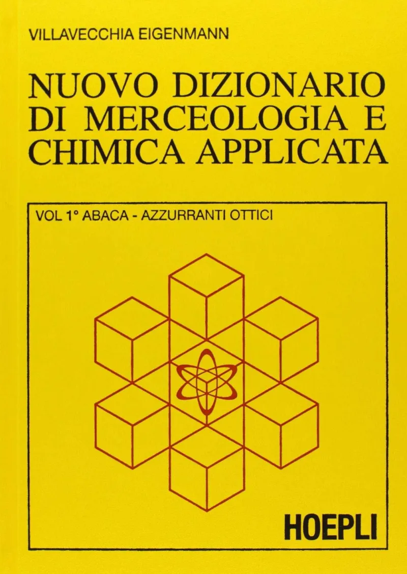 NUOVO DIZIONARIO DI MERCEOLOGIA E CHIMICA APPLICATA