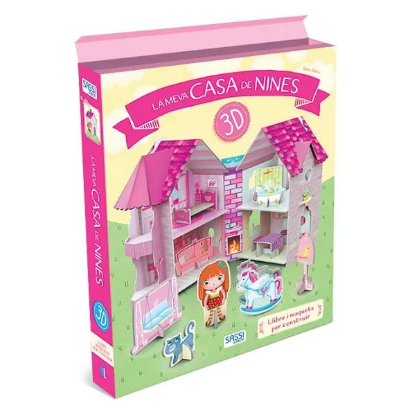 MEVA CASA DE NINES 3D -LLIBRE I MAQUETA PER CONTRUIR-