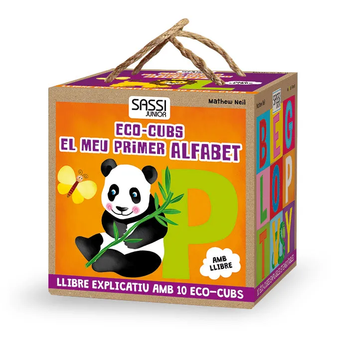 ALFABET -ECO CUBS EL MEU PRIMER -LLIBRE EXPLICATIU AMB 10 ECO-CUBS-