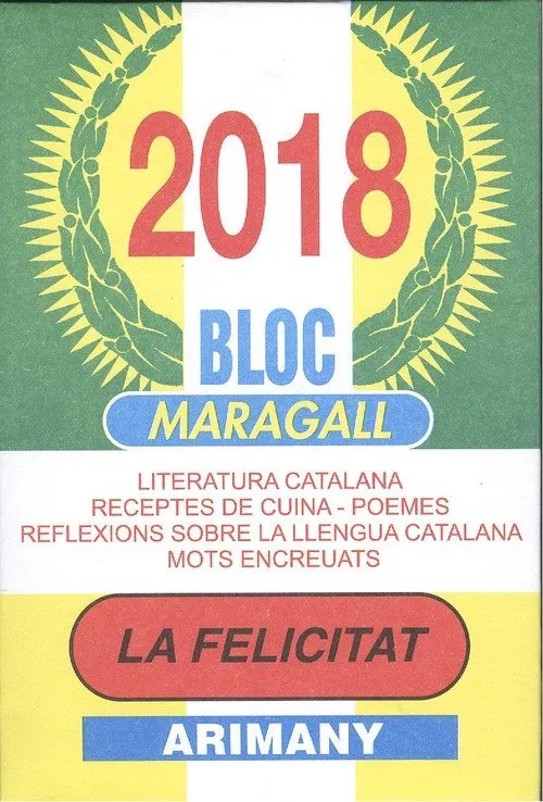 CALENDARI BLOC MARAGALL 2020 GRAN