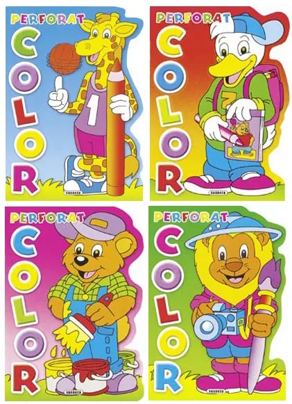 PERFORAT COLOR -QUADERN PER PINTAR-