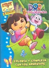 DORA LA EXPLORADORA -COLOREA Y COMPLETA CON LOS