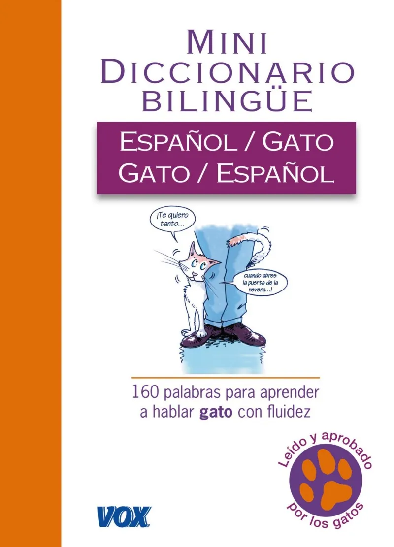 MINI DICCIONARIO BILINGUE ESPAÑOL-GATO-GATO-ESPAÑO