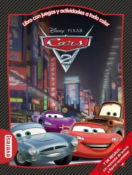 CARS 2 -LIBRO CON JUEGOS Y ACTIVIDADES A COLOR