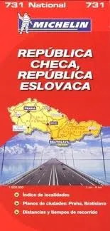 REPUBLICA CHECA / REPUBLICA ESLOVACA -MAPA-