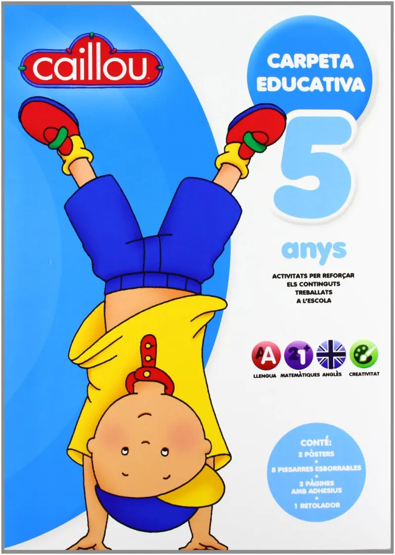 CAILLOU CARPETA EDUCATIVA 5 ANYS