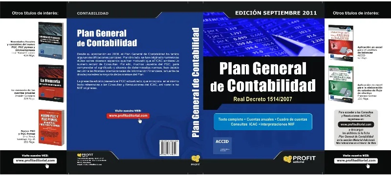 PLAN GENERAL DE CONTABILIDAD -ED.SEPTIEMBRE 2011