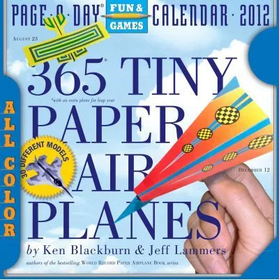 CALENDAR 2012 -365 TINY PAPER AIR PLANES-