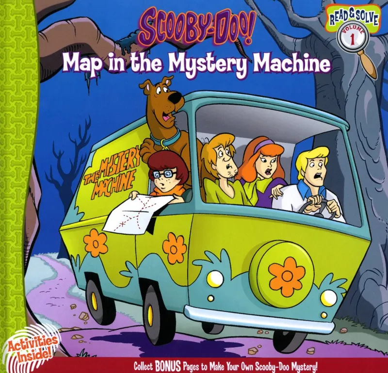 MAP IN THE MYSTERY MACHINE -SCOOBY-DOO -