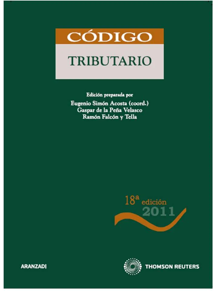 CODIGO TRIBUTARIO 27.09.2011 -18º EDICION 2011-