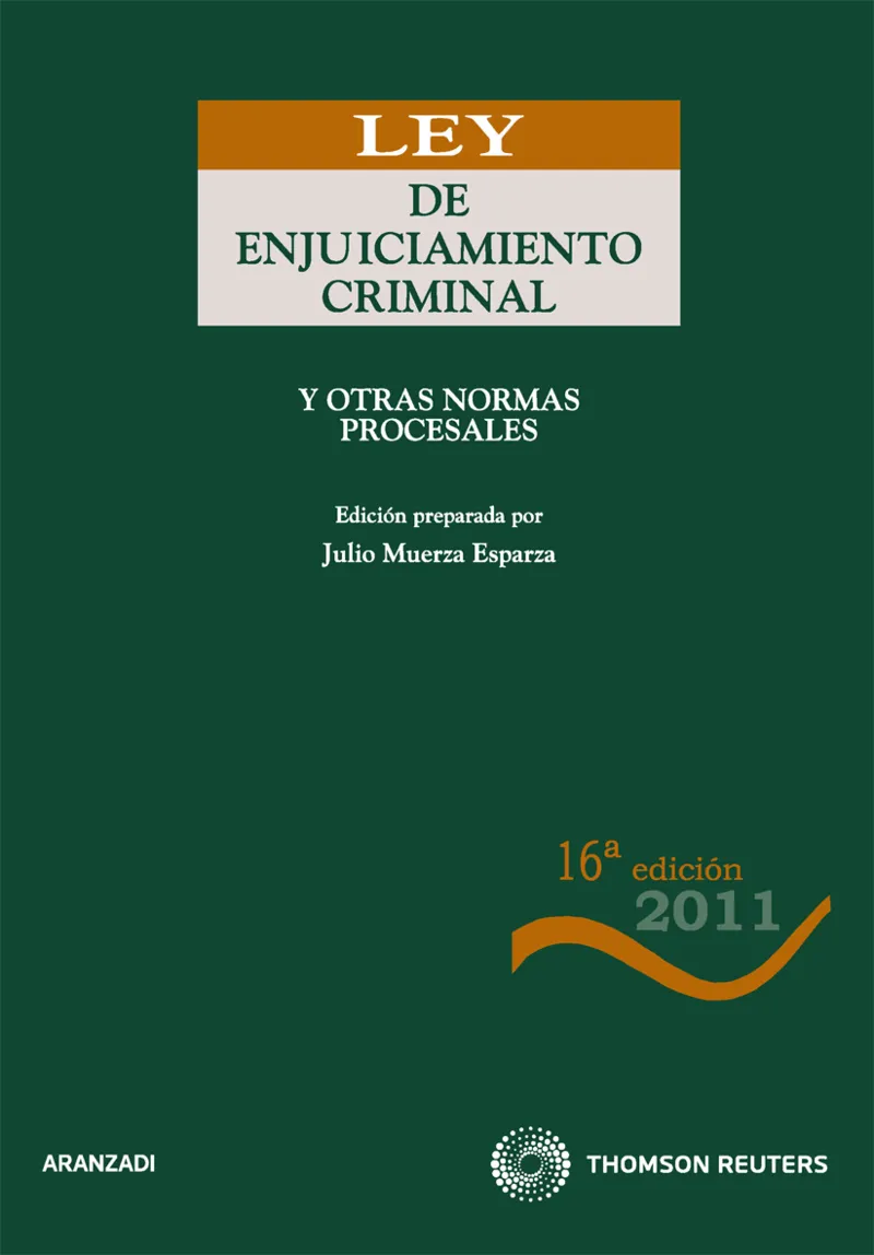 LEY DE ENJUICIAMIENTO CRIMINAL 176º EDICION -2011-