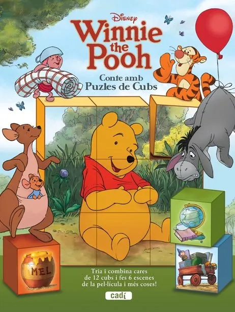 WINNIE TH POOH -CONTE AMB PUZLES DE CUBS-