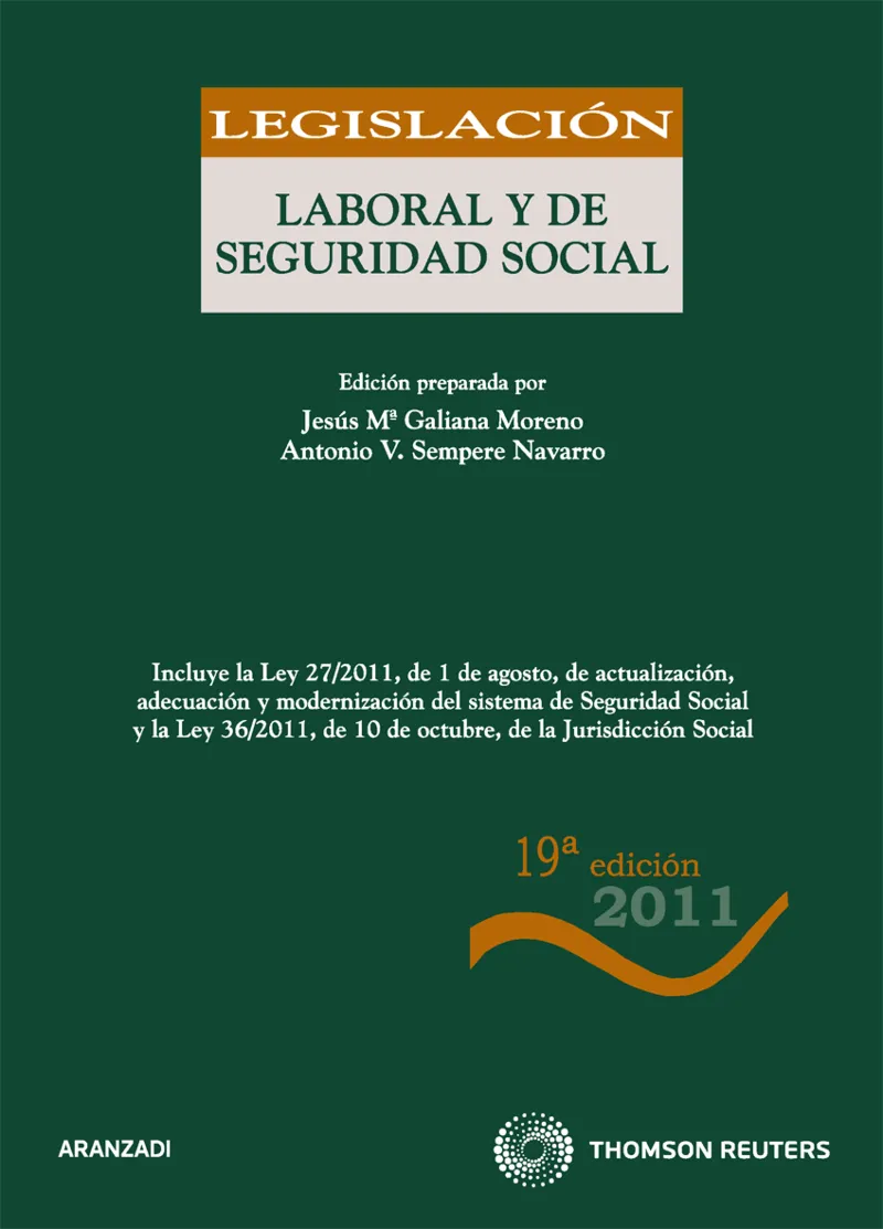LEGISLACION LABORAL Y DE SEGURIDAD SOCIAL -19º ED-