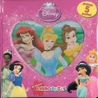 PRINCESA DISNEY -­INCLUYE 5 PUZLES!-