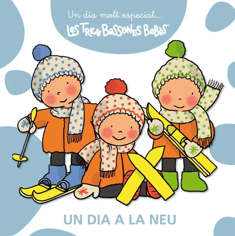 TRES BESSONES BEBES UN DIA A LA NEU,LES