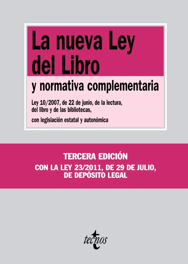 NUEVA LEY DEL LIBRO, LA