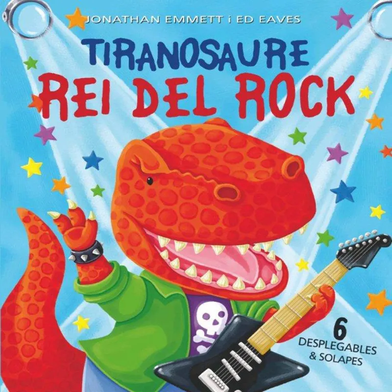 TIRANOSAURE REI DEL ROCK -DESPLEGABLE I SOLAPES-