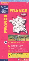 FRANCE 2012 -RECTO VERSO-NATIONALE ROUTIERE
