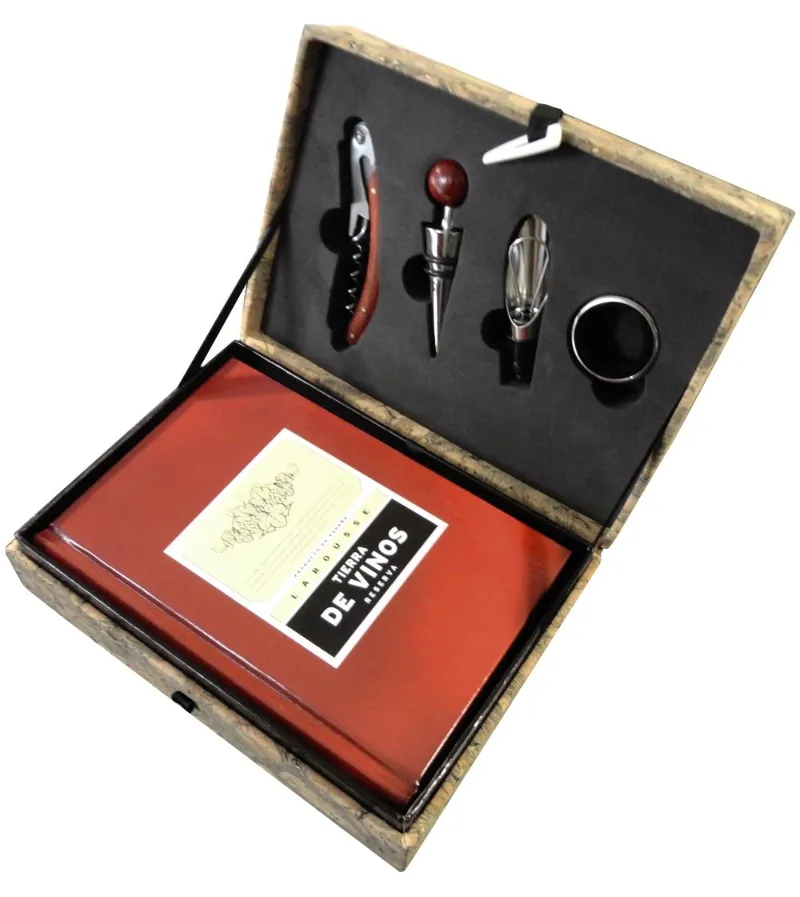 TIERRA DE VINOS -RESERVA- PACK:ANILLO RECOGE-GOTAS