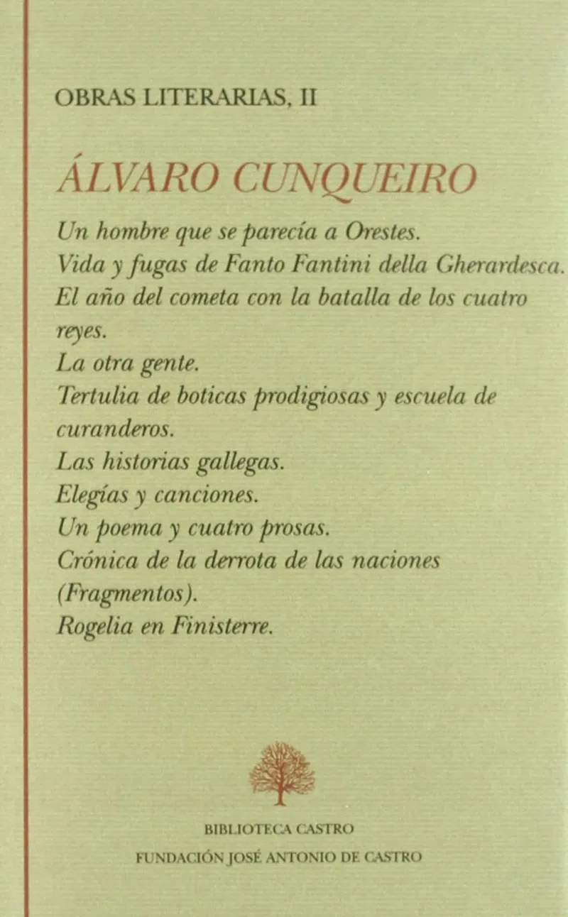 OBRAS LITERARIAS II -ALVARO CUNQUEIRO-