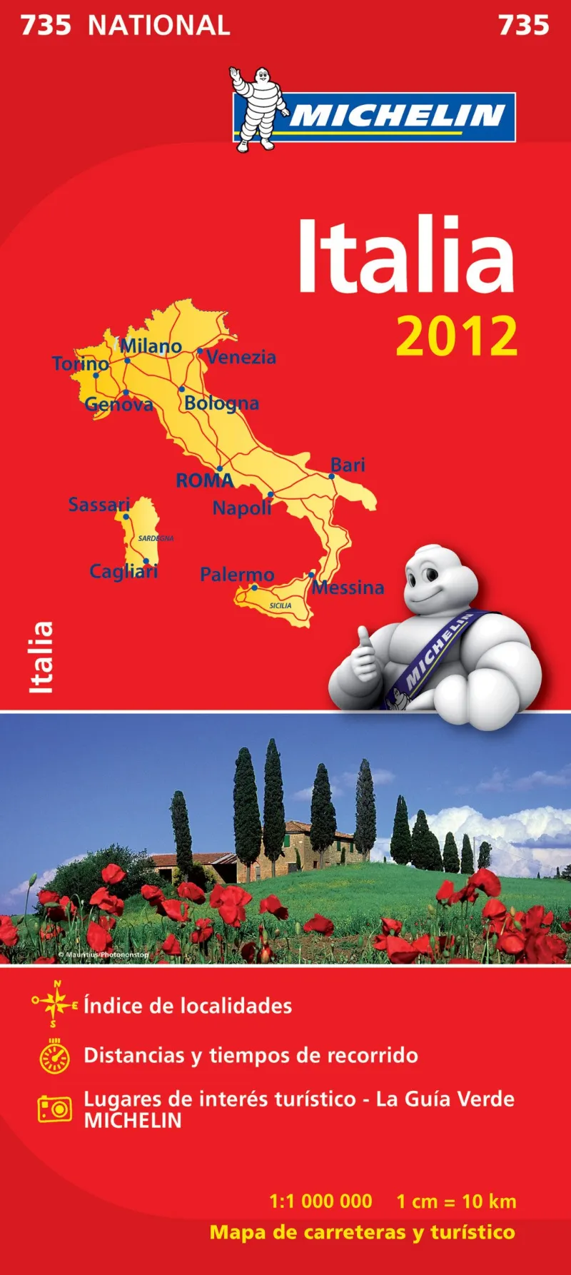 ITALIA -MAPA MICHELIN-