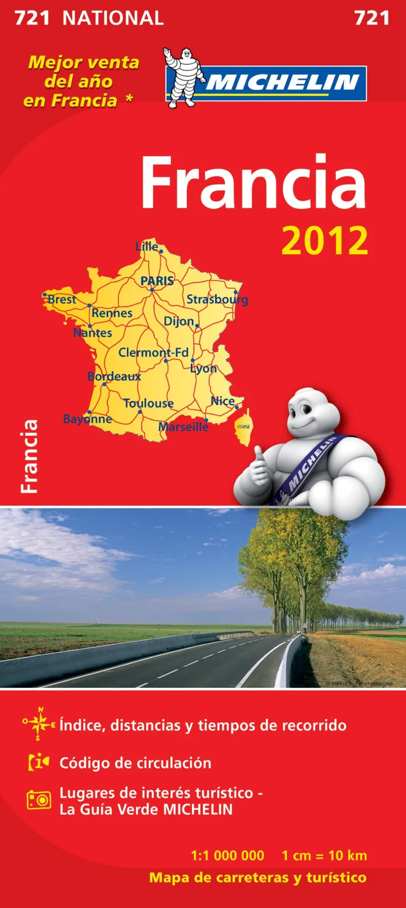 FRANCIA -MAPA MICHELIN-
