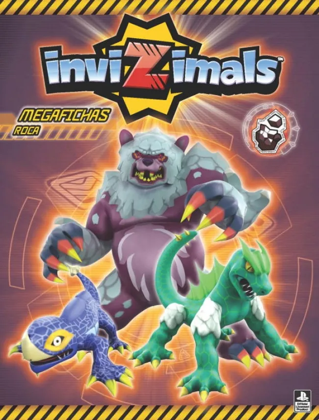 INVIZIMALS MEGAFICHAS ROCA